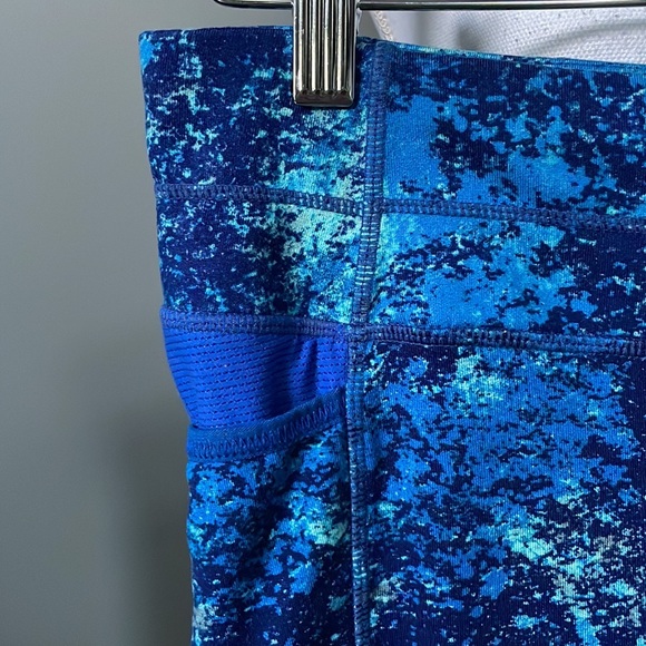 ATHLETA SPLATTER BE FREE KNICKER YOGA PANTS WITH POCKETS - Picture 2 of 13